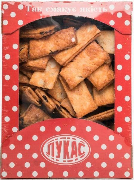 Печенье Лукас слоеное Марцелик с изюмом 450 г (4823054601674) 