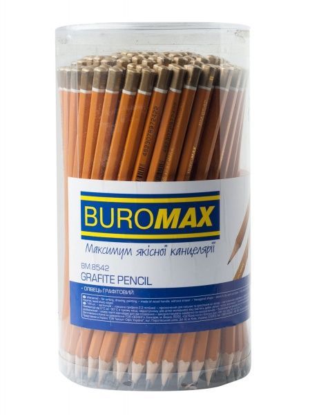 Карандаш графитный Professional B желтый BM.8542 Buromax