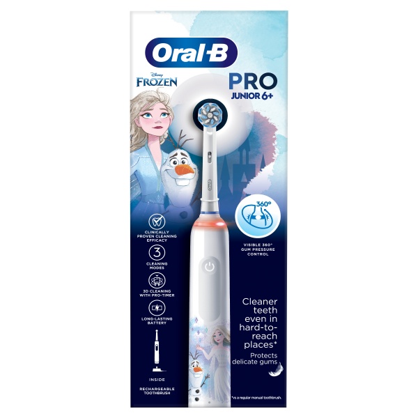 Электрическая зубная щетка Oral-B Pro Junior Холодное сердце