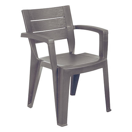 Стул пластиковый Bica Emma 79x58x60 см серо-бежевый