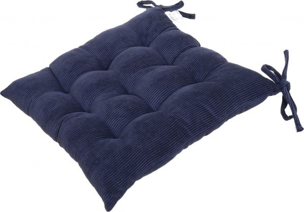 Подушка на стул Велюр деним Luna