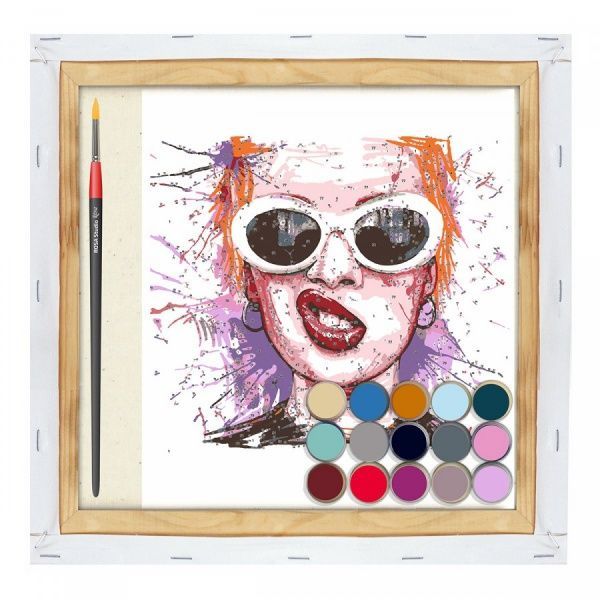 Картина за номерами Посмішка Rosa Start 