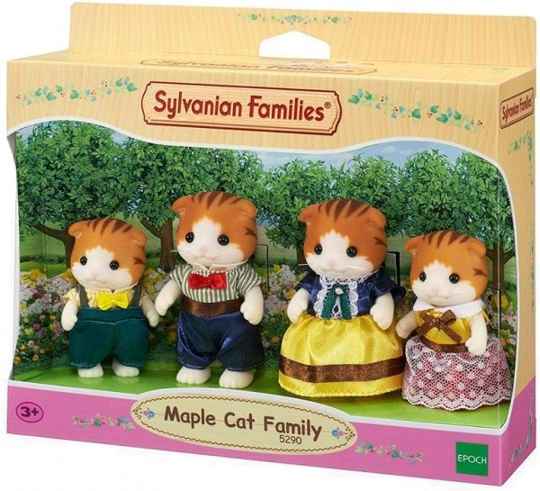 Набір фігурок Sylvanian Families сім'я вісловухих котів 