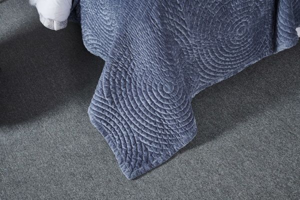 Покривало Velvet Circle 240x260 см La Nuit сірий 