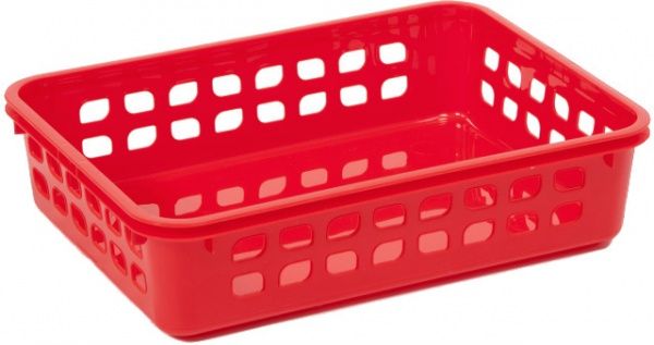 Кошик пластиковий Lamela 271 червоний 60x140x190 мм