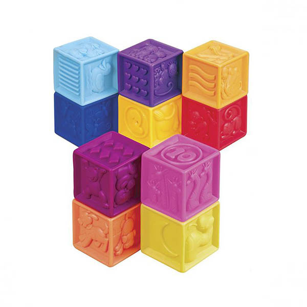 Іграшка розвивальна Battat Силіконові кубики Порахуймо BX1002Z