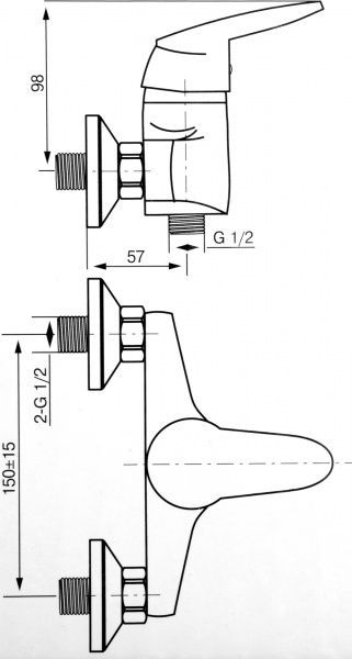 Смеситель для душа Koller Pool Integro NT 0400