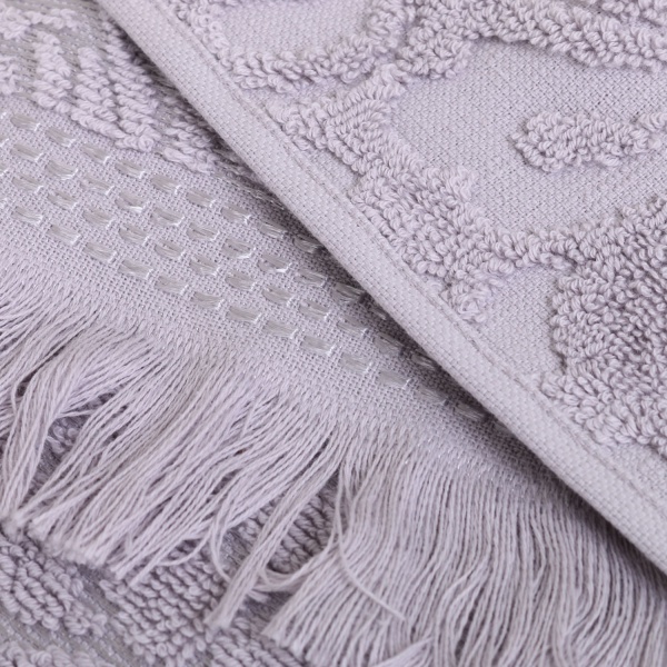 Набор полотенец Esra 2 шт. серый Karna 