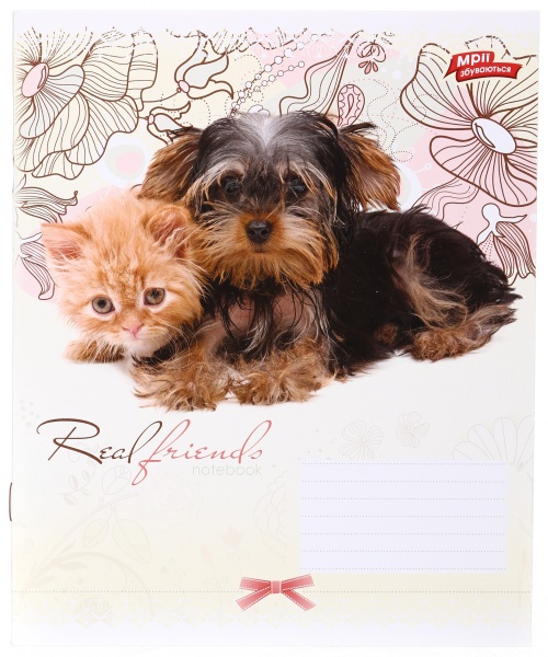 Зошит шкільний уф-лак 12 аркушів у лінійку в асортименті Мрії збуваються