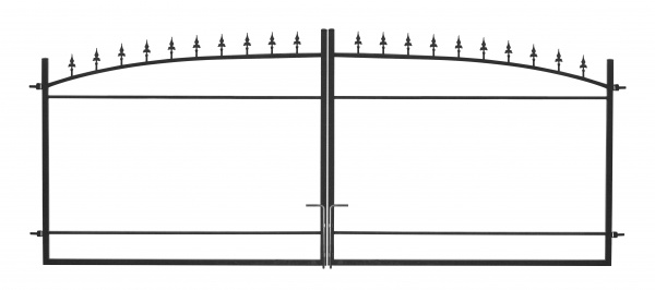 Каркас ворот Практик-2 4000х1900 мм