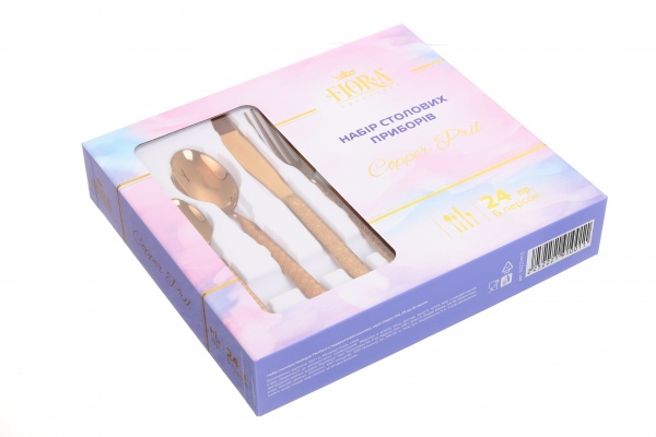 Набор столовых приборов Cooper Pril 24 предмета Fiora