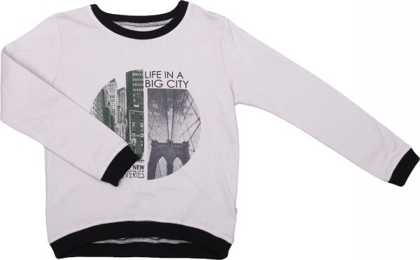 Джемпер детский Фламинго р.122 серый * 