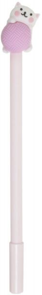 Ручка гелевая Игривый котенок розовый 