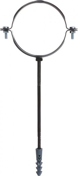 Кронштейн трубы металлический Сяйво L=220 мм D=100 мм коричневый 