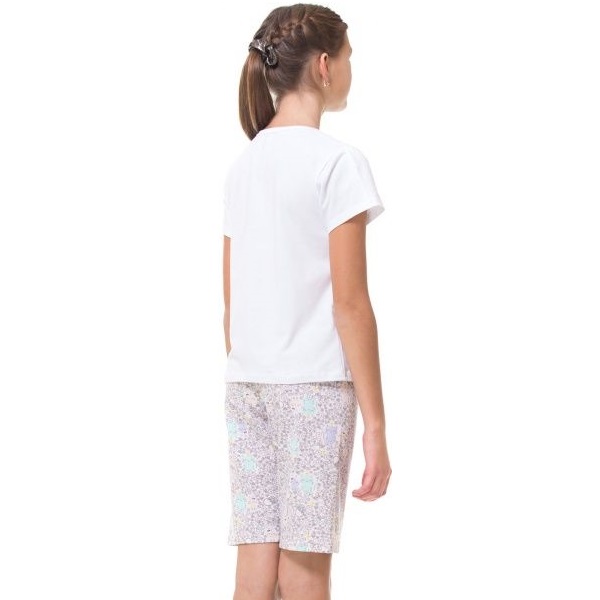 Пижама для девочек KOSTA 0084-4 р.134-140 серый 