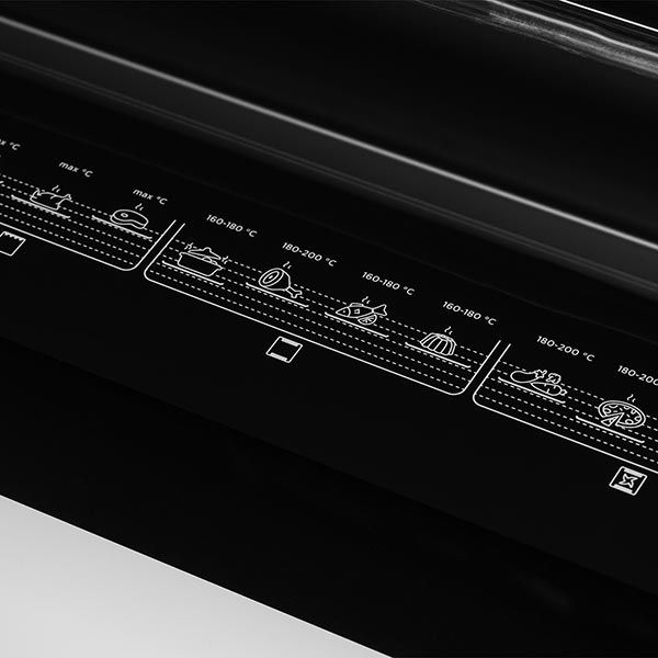 Духовой шкаф Pyramida F 40 M GBL