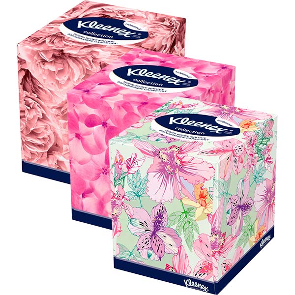 Салфетки гигиенические в коробке Kleenex Collection 100 шт.