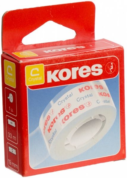 Клейка стрічка Transparent K50119 10 м*19 мм Kores