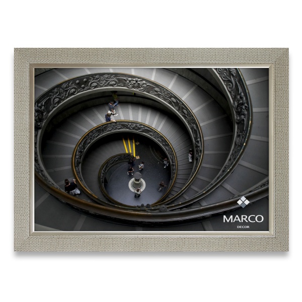 Рамка для фотографии со стеклом MARCO decor 2615N 1 фото 21х30 см коричневый с золотистым 