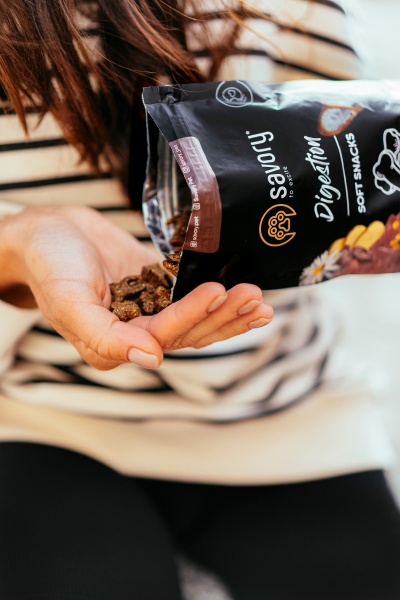 Лакомство Savory для улучшения пищеварения собак_Ягненок и ромашка 200 г