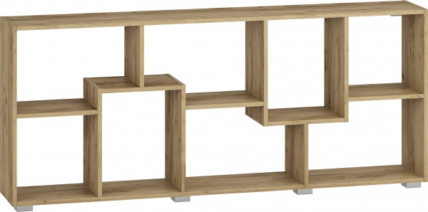 Этажерка Грейд Токио-А 1616х664х252 мм дуб крафт золотой