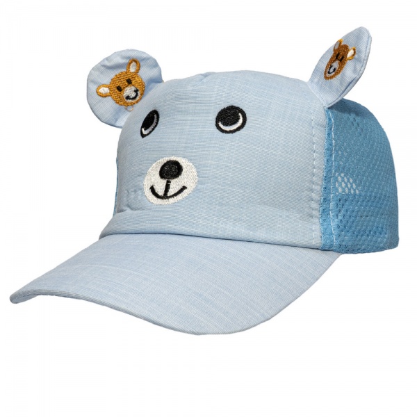 Кепка для девочек Devilon 2-8 лет р.47-52 бледно-голубой 519285 