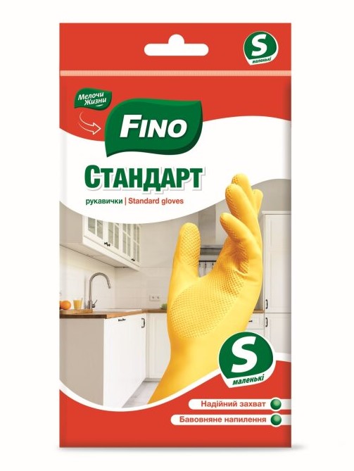 Рукавички латексні Fino стандартні 1 пар/уп.