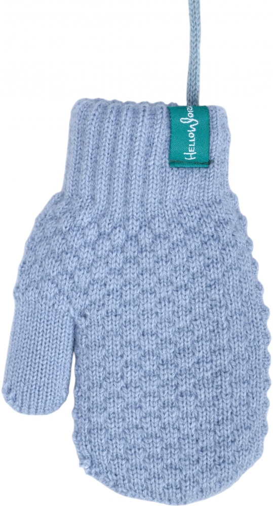 Рукавицы HW для девочек р.10-12 /синий