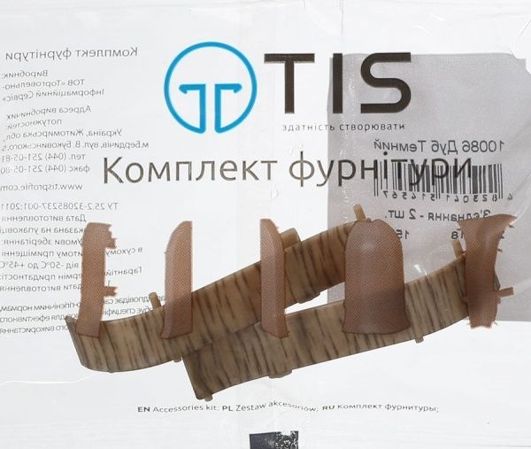 Комплект соединителей TIS дуб темный 