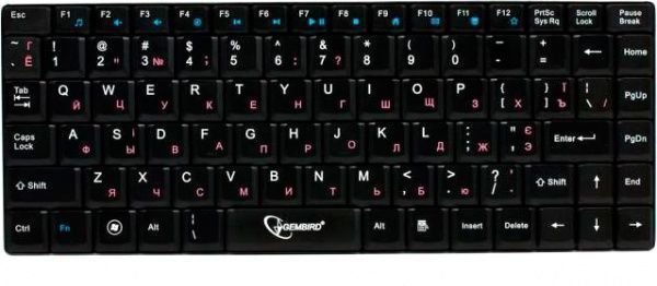 Клавіатура ігрова Gembird UA (KB-P2-UA) KB-P2 black 