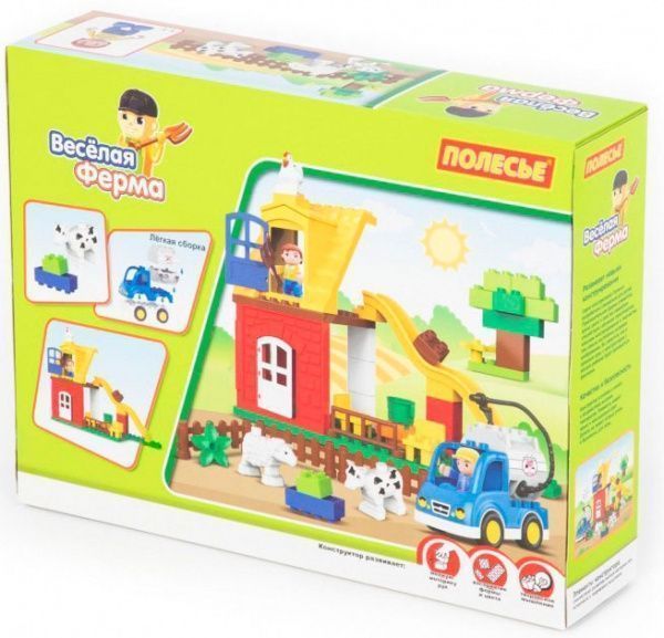 Конструктор Полесье Веселая ферма 77578