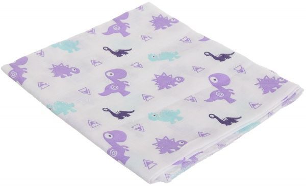 Пеленка Home Line Динозаврики 75x110 см фиолетовый 155977 