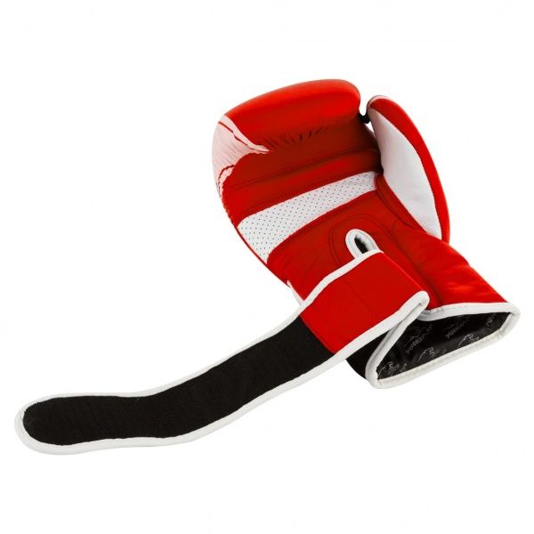 Боксерські рукавиці PowerPlay р. 10 3023A білий із червоним