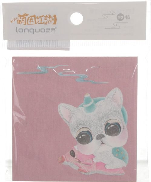 Папір для нотаток Великі оченята рожеві