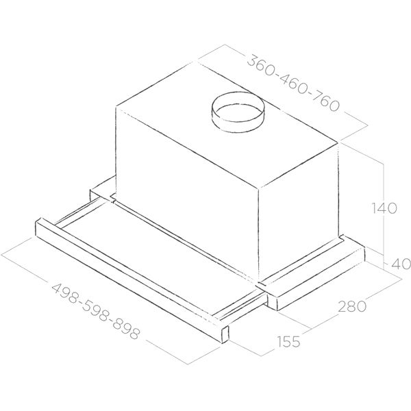 Вытяжка Elica ELITE 14 PLUS IX/A/60