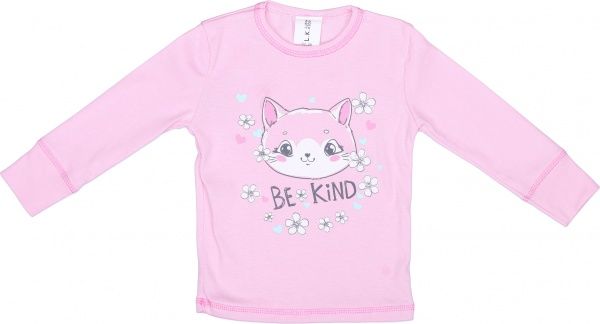 Пижама детская для девочки Luna Kids котенок р.122 розовый 