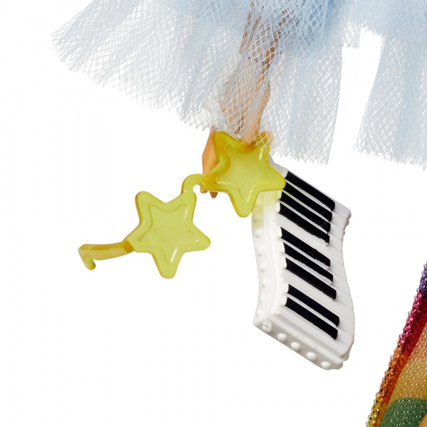 Лялька Mattel Barbie Екстра у довгій веселковій сукні