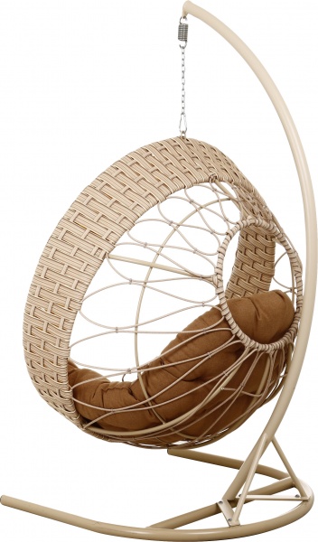 Кресло-кокон Сфера Люкс плетение орегон солома