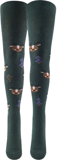 Колготки детские унисекс Duna махровый след (4823094654289) 4464 р.122-128 см темно-зеленый