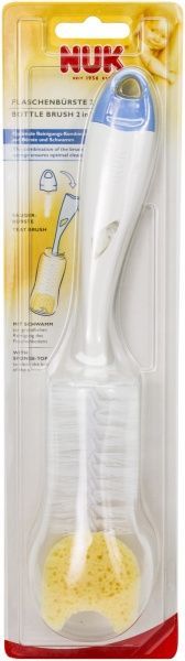 Йоржик Nuk з губкою для пляшечок 2 в 1 10256278