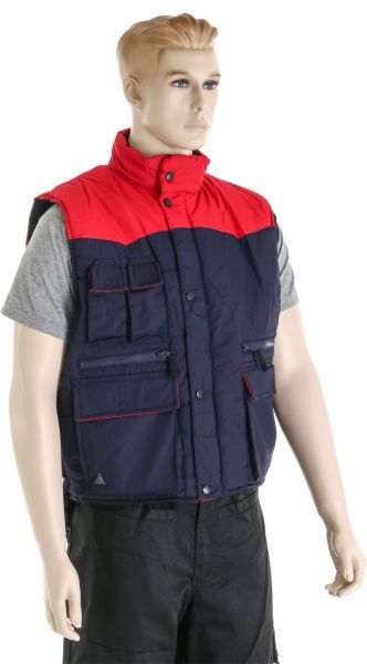Жилет рабочий Delta plus Sierra   р. XXL SIERRBRXX синий с красным