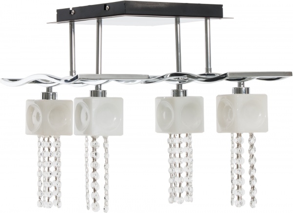 Люстра потолочная Интеркласс НСБ 03-4хХХ-272 4xG9 черный/хром 82303-4 