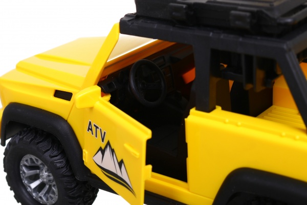 Позашляховик Shantou гірський зі звуковим і світловим ефектом 22х10х12 см жовтий 666-22P