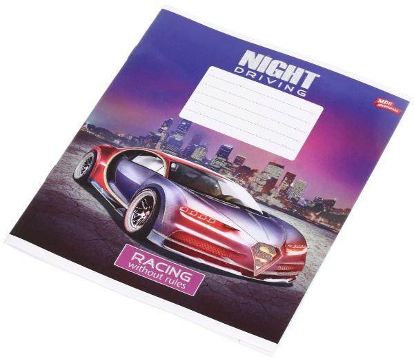 Тетрадь школьная с глитером 18 листов в линейку в ассортименте Мечты сбываются