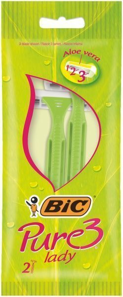 Одноразовая бритва BIC Pure 3 Lady 2 шт.
