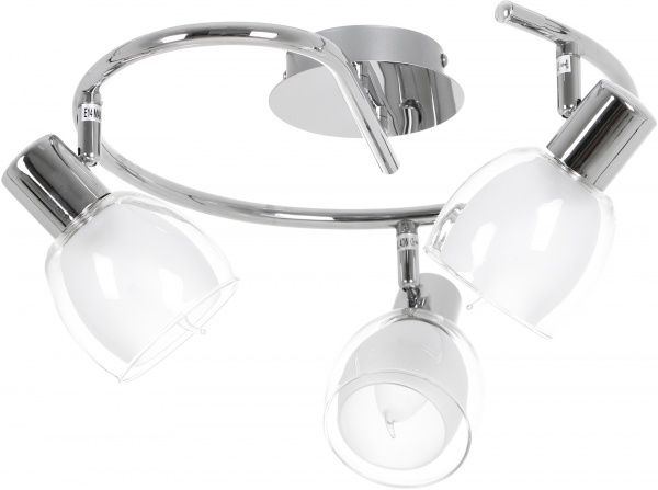Спот Rabalux Dave 6837 3x40 Вт E14 хром 
