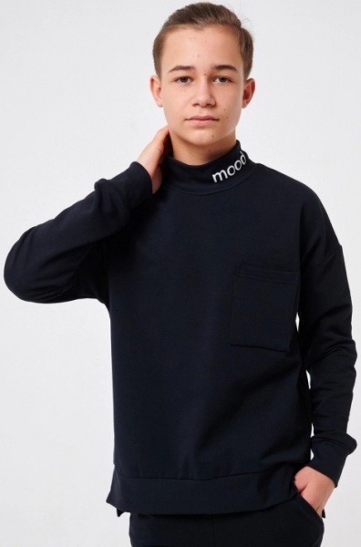 Джемпер для мальчика Smil р.146 черный 116570 
