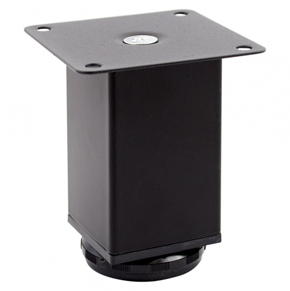 Меблева ніжка Comit квадратна 50х50х100 мм чорна 