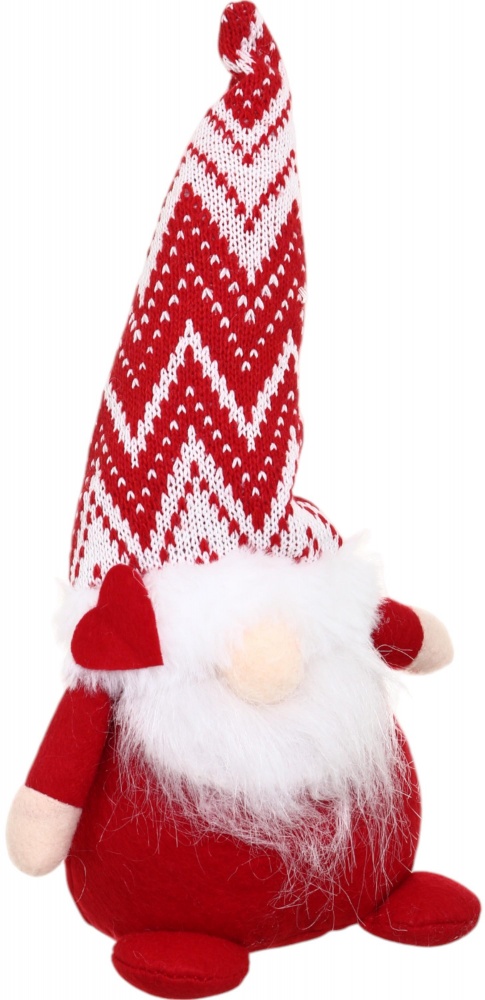 Декорація новорічна Гном що стоїть 15х30 см в асортименті AG23288AB