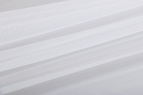 Ткань тюлевая Сетка 280 см ваниль 